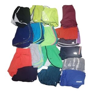 17 Pairs.Nike And Assorted Brand Athletic Shorts Collection
